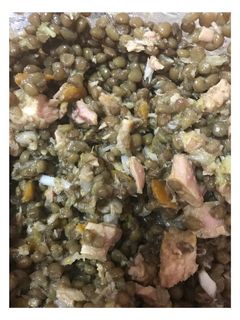 Una foto de Ensalada de lentejas