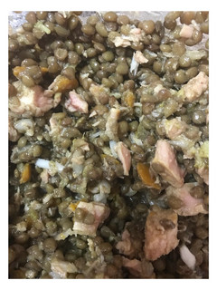 Una foto de Ensalada de lentejas