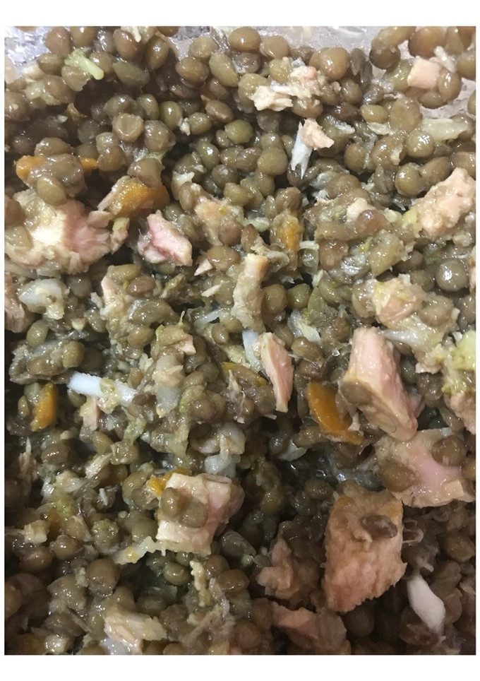 Una foto de Ensalada de lentejas