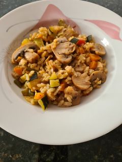 Una foto de Arroz con verduras