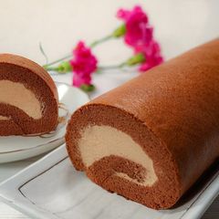 A picture of Chocolate Swiss Roll Cake Recipe.