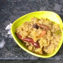 Carrot Wala pulao A picture of Carrot Wala pulao.