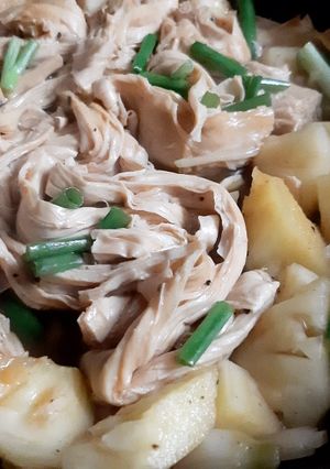 Hình của món Tàu hủ ky kho thơm.