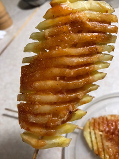 عکسی از دستور سیب زمینی آکاردئونی 🥔