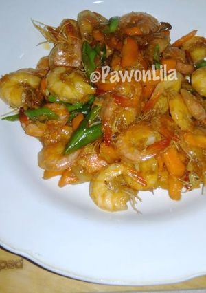 Foto resep Tumis Udang Buncis Wortel