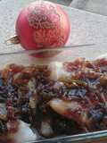 Merluza con cebolla caramelizada en bermut. Bychusmi