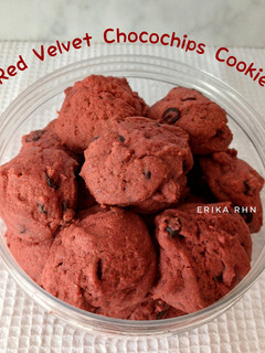 Foto resep Red Velvet Chocochips Cookies