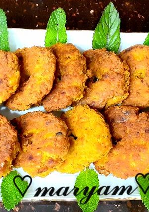 عکسی از دستور کتلت مرغ و نخود