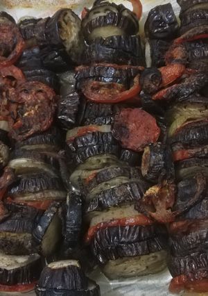 صورة لوصفة كباب باذنجان