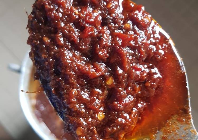 Recipe of Award-winning Shito(ghana black pepper)