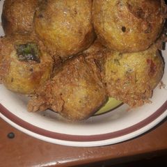 A picture of Sweet potato balls.