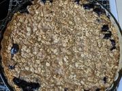 A picture of blueberry crumble