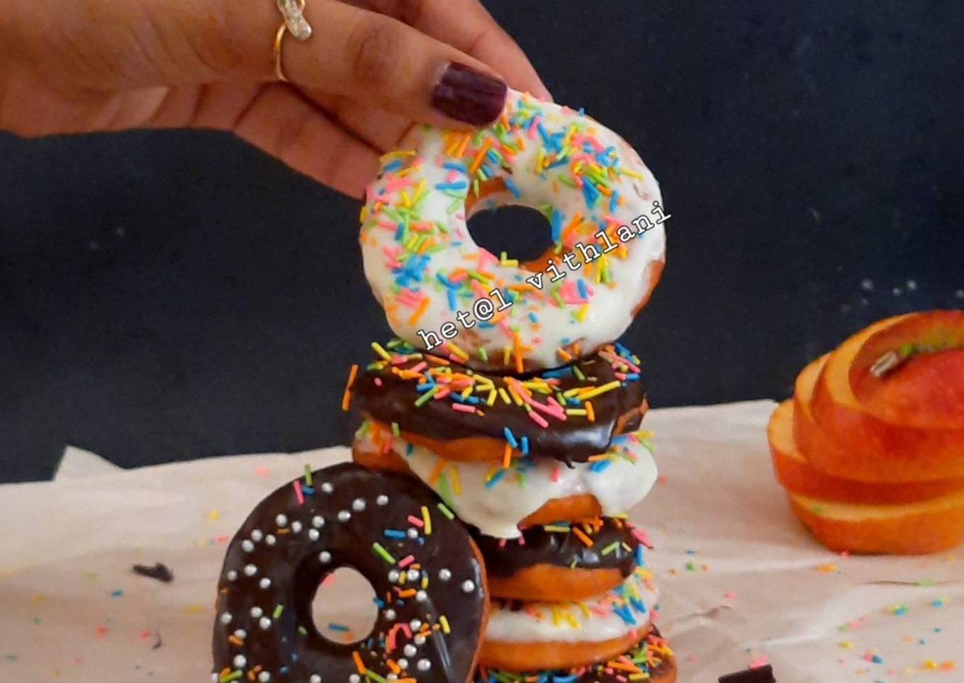 Apple donut