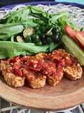 Sambal tempe dadak + lalapan