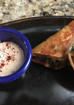 A picture of Egg Rolls (Southwest) with Chipotle Ranch.