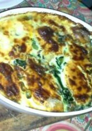 Una foto de Merluza con colchón de verduras
