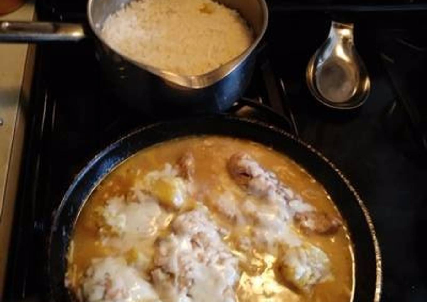 Pollo con piña y mozzarella