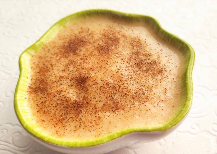 Natillas veganas con manzana y canela (sin azúcar)