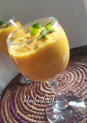 A picture of Mango lassi.