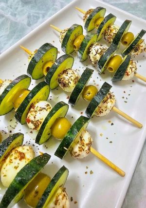 Una foto de Brochetas saludables