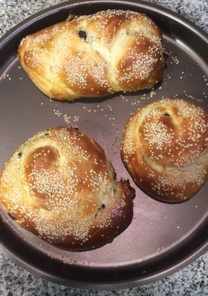 Una foto de Pan Jalá dulce, sin lacteos