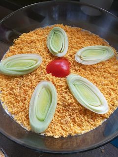 Mimóza (orosz halas hidegtál)🐟 recept fotója