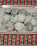 Polvorones de chocolate y nuez