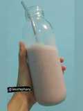 Jus Soya Strawberry dan Raspberry