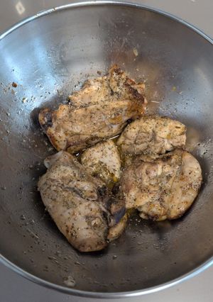 Una foto de Pollo al limón en Airfryer