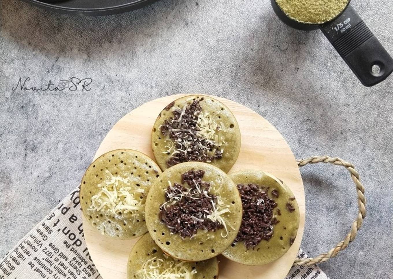 Kue Cubit Matcha Tea