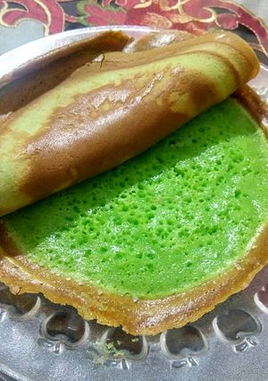 Foto resep Martabak pandan teflon