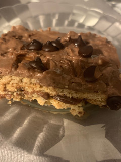 Una foto de Tarta de galleta chocolate y Baileys