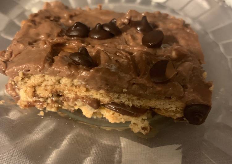 Tarta de galleta chocolate y Baileys
