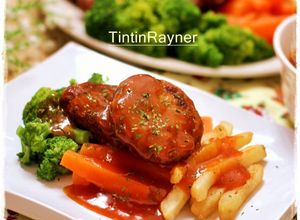 Foto resep Bestik Daging Cincang lezatt,menu lezat rumahku
