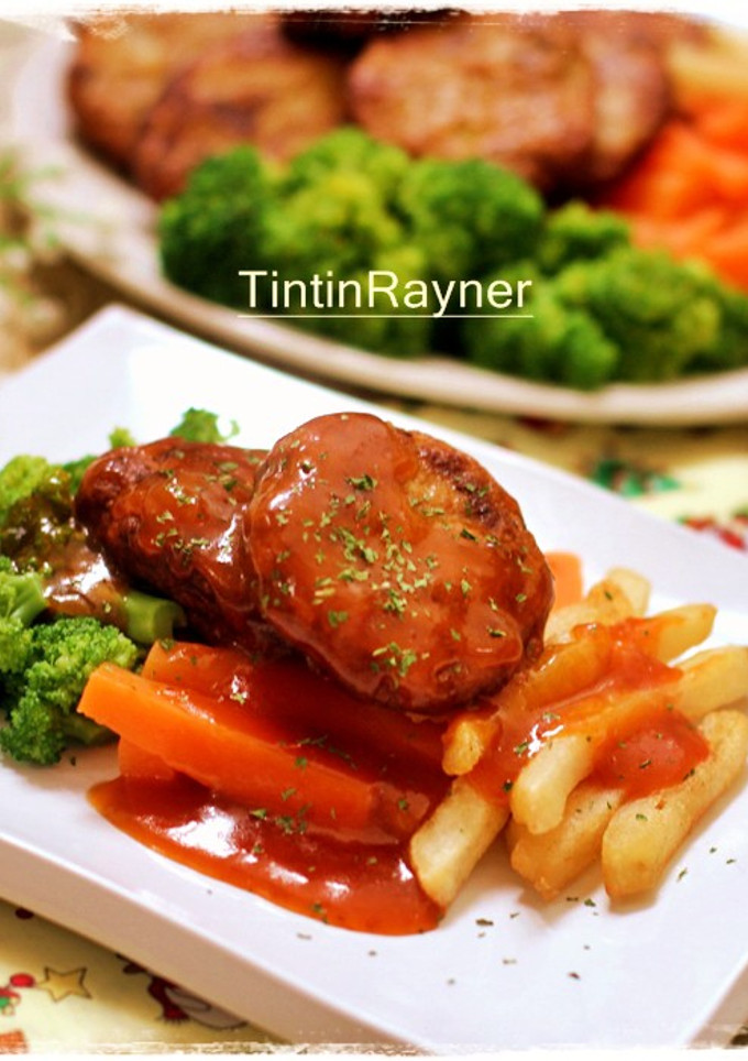Foto resep Bestik Daging Cincang lezatt,menu lezat rumahku