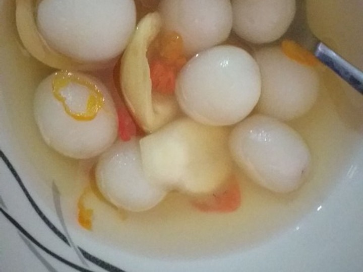 Bagaimana Menyiapkan Asinan rambutan salak, Lezat Sekali
