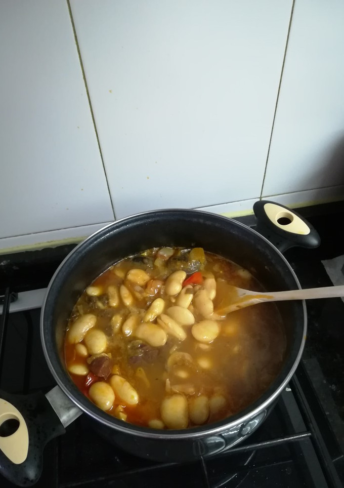 Una foto de Arroz y habichuelas