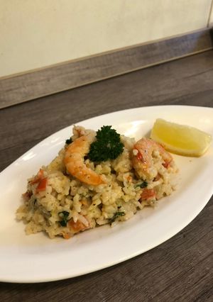 Zöldséges rákrizotto recept fotója
