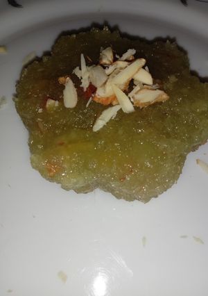 A picture of Goose berries amla halwa.