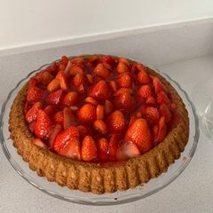 A picture of Strawberry cake.