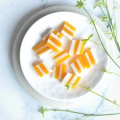 Mango Coconut jelly A picture of Mango Coconut jelly.