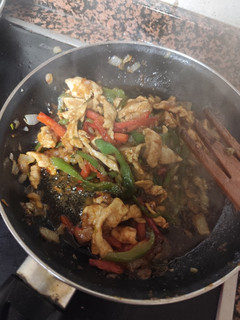 Una foto de Fajitas de pollo