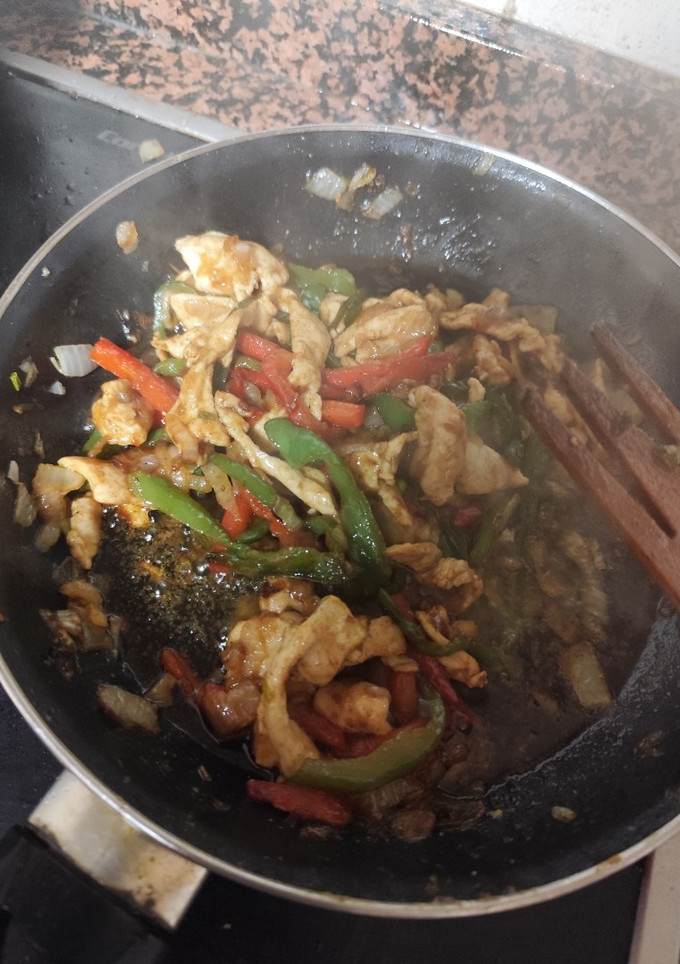 Una foto de Fajitas de pollo