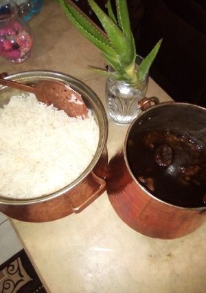 عکسی از دستور قرمه سبزی