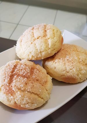 Foto resep Melonpan / roti melon dorami / roti manis jepang