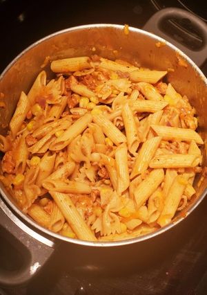 A picture of Tandoori Chicken Pasta.