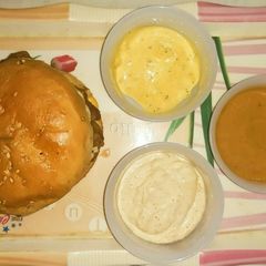 A picture of Mouth Watering Chicken Grilled Burger.