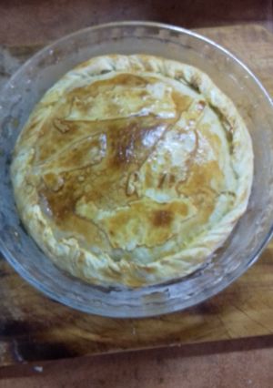 Una foto de Tarta de puerros