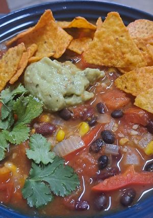 A picture of Mexican Bean Soup.