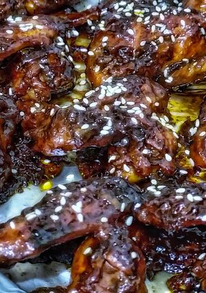 Foto resep Sayap Ayam Panggang Oven Bumbu BBQ